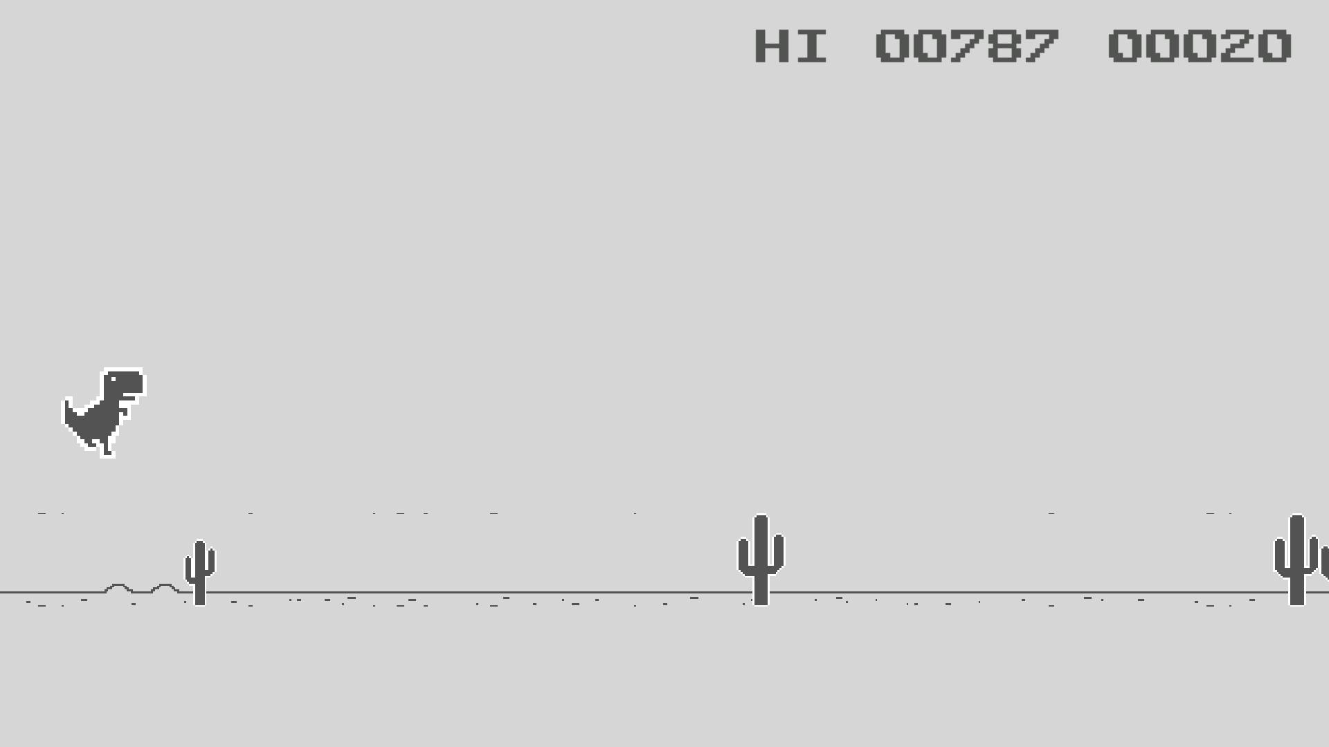 Dinosaur No Internet Game!