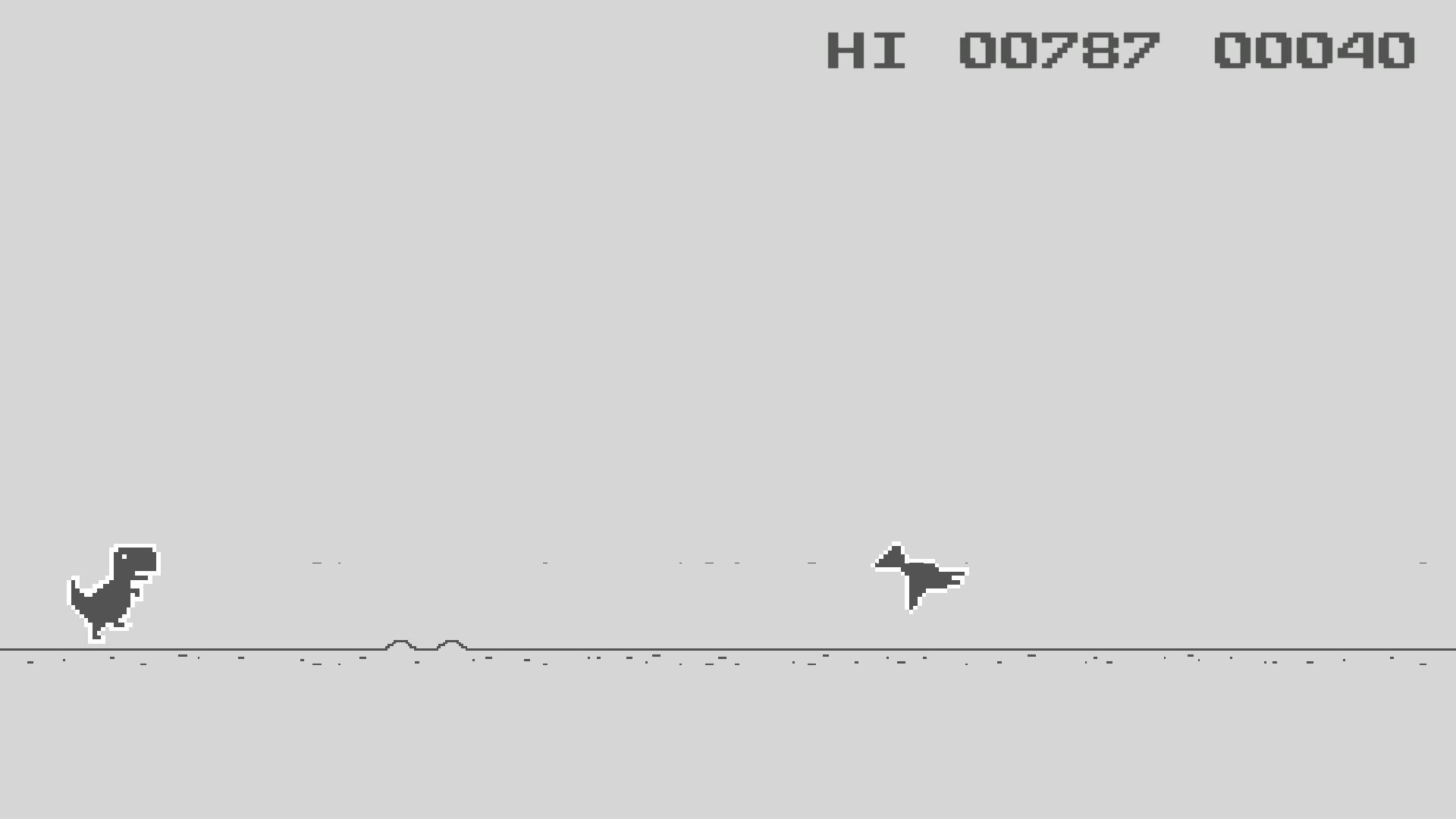 Dinosaur No Internet Game!