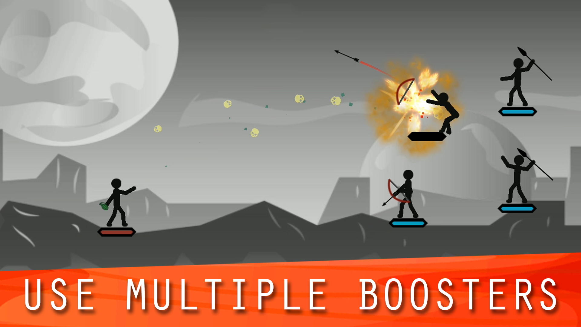 Stickman Archer - Arrow Fight