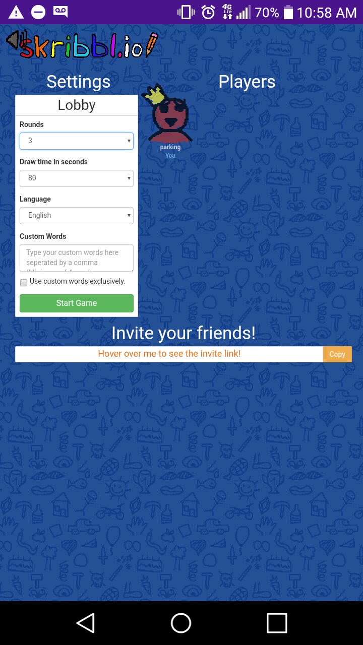 Skribbl.io Game
