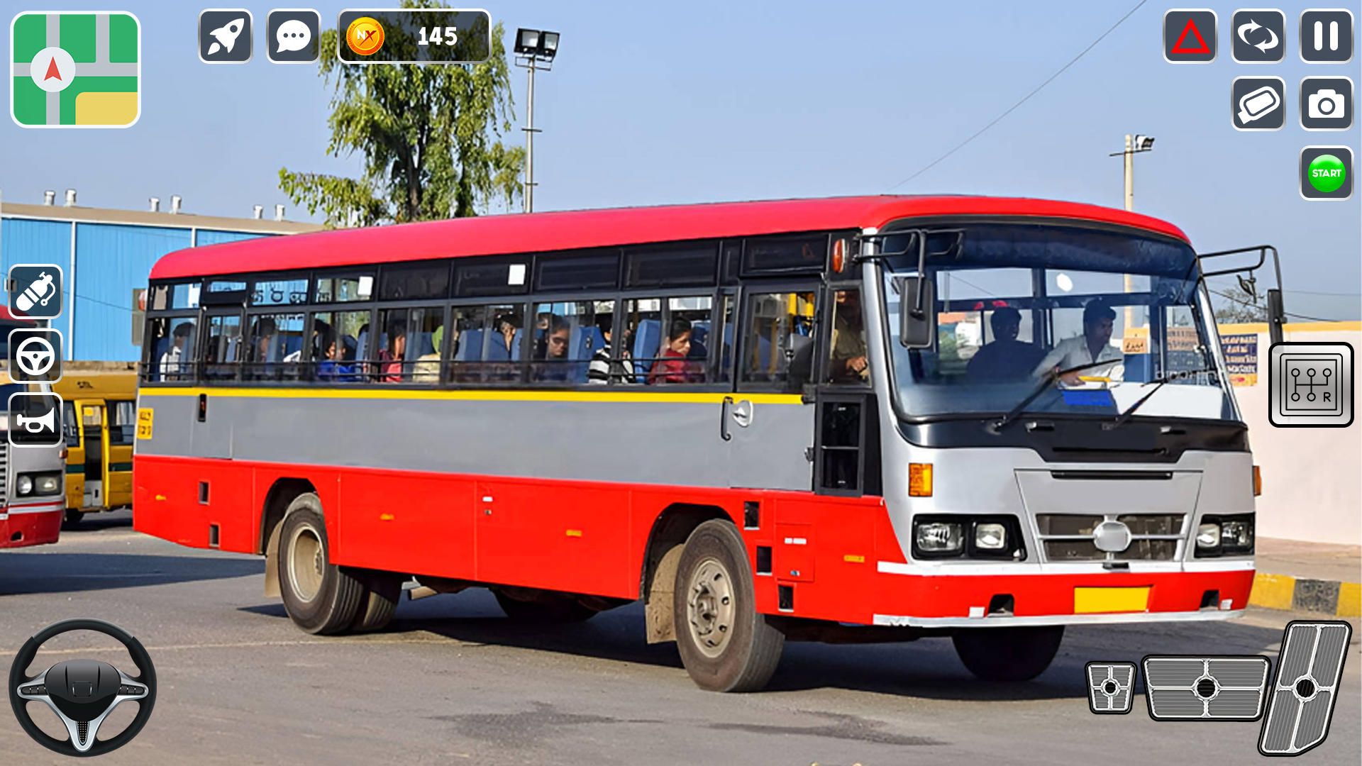 South Indian Bus karnataka 3D
