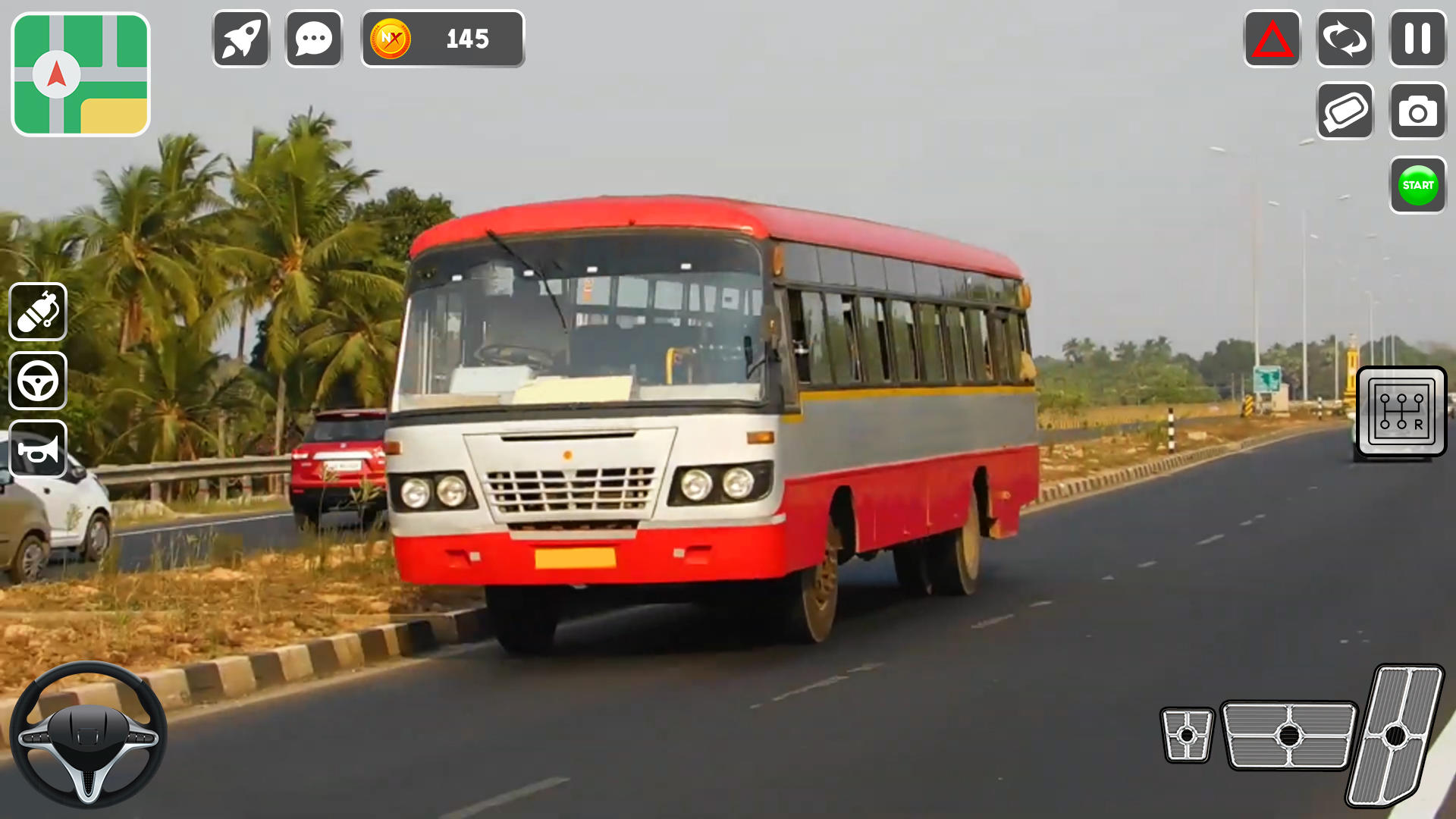 South Indian Bus karnataka 3D